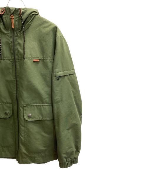 COACH（コーチ）COACH (コーチ) HOODED SHORT PARKA グリーン サイズ:Lの古着・服飾アイテム