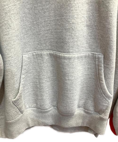 SUPREME（シュプリーム）SUPREME (シュプリーム) Big Logo Jacquard Hooded Sweatshirt グレー サイズ:Sの古着・服飾アイテム