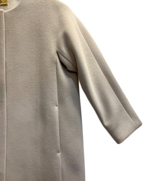 MUSE de Deuxieme Classe（ミューズ ドゥーズィエム クラス）MUSE de Deuxieme Classe (ミューズ ドゥーズィエム クラス) ノーカラーコート ブラウン サイズ:FREEの古着・服飾アイテム