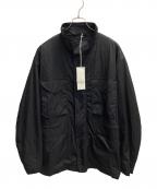 ATONエイトン）の古着「TECHNO COTTON PADDED M-65 JACKET」｜ブラック