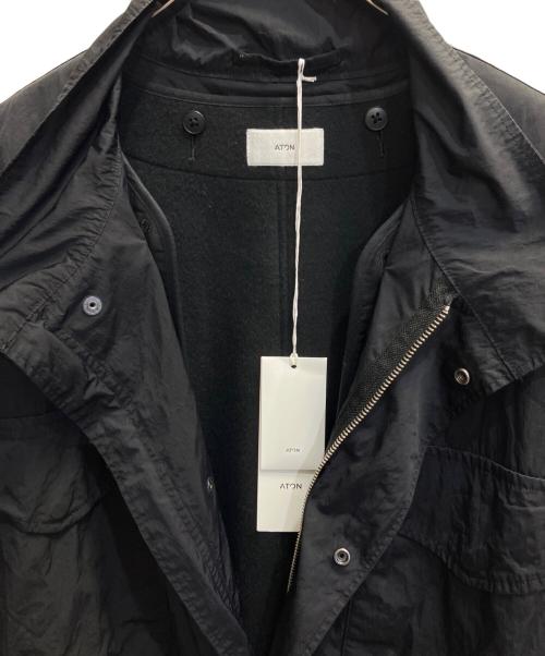 ATON（エイトン）ATON (エイトン) TECHNO COTTON PADDED M-65 JACKET ブラック サイズ:Ｌの古着・服飾アイテム
