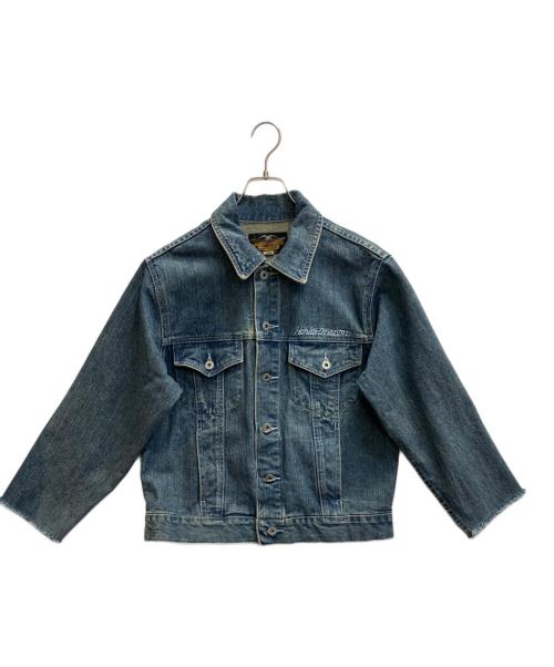 HARLEY-DAVIDSON（ハーレーダビッドソン）HARLEY-DAVIDSON (ハーレーダビッドソン) デニムジャケット インディゴ サイズ:Ｌの古着・服飾アイテム