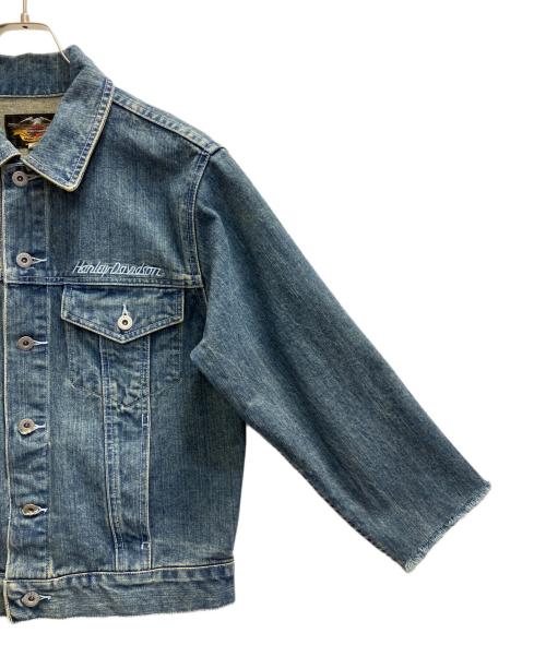 HARLEY-DAVIDSON（ハーレーダビッドソン）HARLEY-DAVIDSON (ハーレーダビッドソン) デニムジャケット インディゴ サイズ:Ｌの古着・服飾アイテム