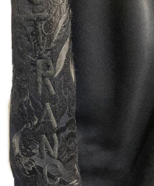 doublet（ダブレット）doublet (ダブレット) CHAOS EMBROIDERY TRACK PANTS ブラック サイズ:Sの古着・服飾アイテム