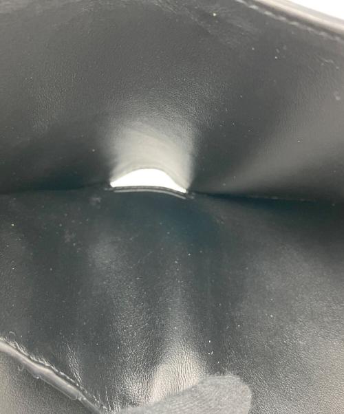 CELINE（セリーヌ）CELINE (セリーヌ) トリオンフ スモール フラップウォレット ブラックの古着・服飾アイテム