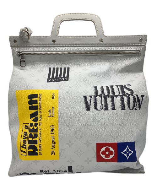 LOUIS VUITTON（ルイ ヴィトン）LOUIS VUITTON (ルイ ヴィトン) フラット ヴェルティカル トート ライトグレーの古着・服飾アイテム