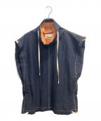 JIL SANDERジルサンダー）の古着「ハイネックベスト」｜ブラック