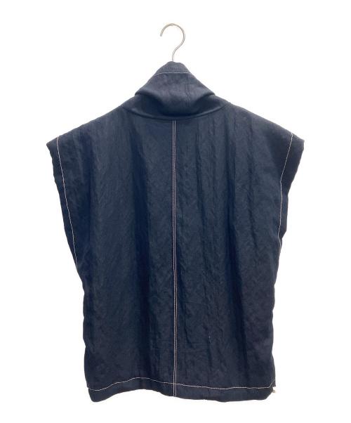 JIL SANDER（ジルサンダー）JIL SANDER (ジルサンダー) ハイネックベスト ブラック サイズ:ＸＳの古着・服飾アイテム