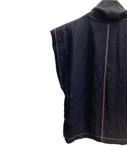 JIL SANDER（ジルサンダー）JIL SANDER (ジルサンダー) ハイネックベスト ブラック サイズ:ＸＳの古着・服飾アイテム