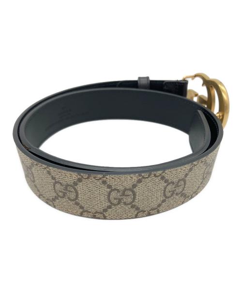 GUCCI（グッチ）GUCCI (グッチ) ダブルGベルト ブラウンの古着・服飾アイテム