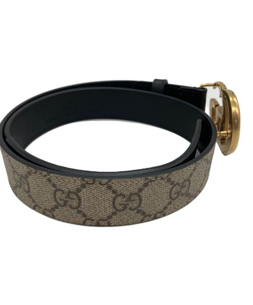 GUCCI（グッチ）GUCCI (グッチ) ダブルGベルト ブラウンの古着・服飾アイテム