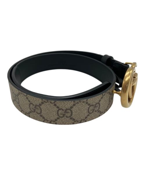 GUCCI（グッチ）GUCCI (グッチ) ダブルGベルト ブラウンの古着・服飾アイテム