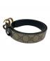 中古・古着 GUCCI (グッチ) ダブルGベルト ブラウン：35000円