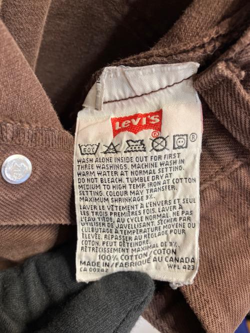 LEVI'S（リーバイス）LEVI'S (リーバイス) コットンパンツ ブラウン サイズ:W31L32の古着・服飾アイテム