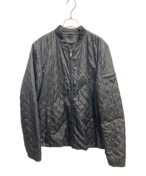 PRADA（プラダ）PRADA (プラダ) キルティングジャケット ブラック サイズ:52の古着・服飾アイテム
