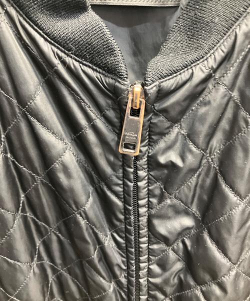 PRADA（プラダ）PRADA (プラダ) キルティングジャケット ブラック サイズ:52の古着・服飾アイテム