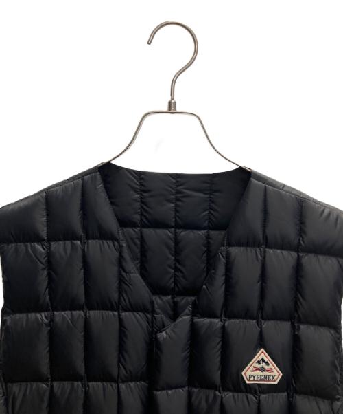 Pyrenex（ピレネックス）Pyrenex (ピレネックス) ダウンベスト ブラック サイズ:Ｌの古着・服飾アイテム
