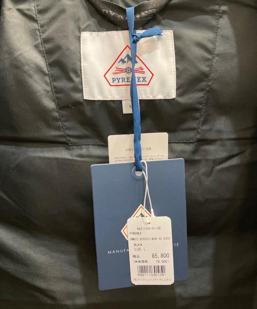Pyrenex（ピレネックス）Pyrenex (ピレネックス) ダウンベスト ブラック サイズ:Lの古着・服飾アイテム