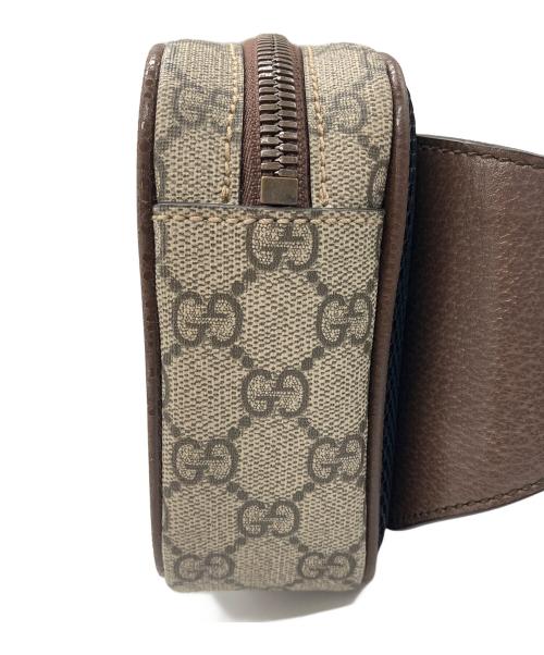 GUCCI（グッチ）GUCCI (グッチ) オフィディア GG ベルトバッグ ブラウン×グレーの古着・服飾アイテム
