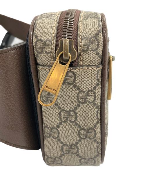 GUCCI（グッチ）GUCCI (グッチ) オフィディア GG ベルトバッグ ブラウン×グレーの古着・服飾アイテム