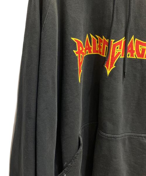 BALENCIAGA（バレンシアガ）BALENCIAGA (バレンシアガ) タルロゴ オーバーサイズ フーディ パーカー ブラック サイズ:Lの古着・服飾アイテム