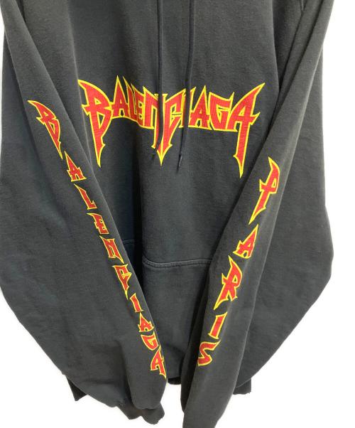 BALENCIAGA（バレンシアガ）BALENCIAGA (バレンシアガ) タルロゴ オーバーサイズ フーディ パーカー ブラック サイズ:Lの古着・服飾アイテム
