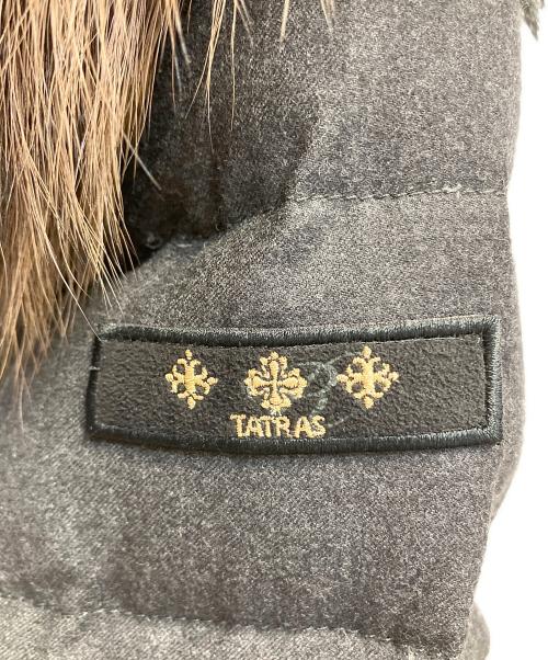 TATRAS（タトラス）TATRAS (タトラス) ファー付ダウンコート グレー サイズ:02の古着・服飾アイテム