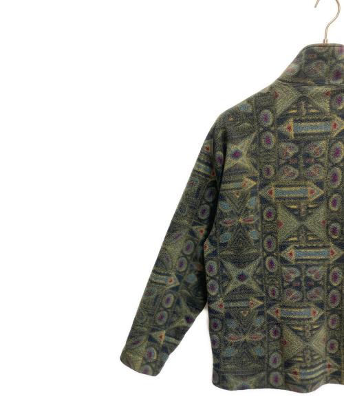 Patagonia（パタゴニア）Patagonia (パタゴニア) プリンテッドライトウェイトシンチラセーター グリーン サイズ:Ｍの古着・服飾アイテム