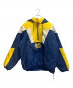 STARTERスターター）の古着「90‘sアノラックパーカー」｜ブルー×イエロー