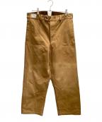 SNCFエスエヌセーエフ）の古着「レイルロードパンツ」｜ブラウン