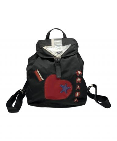 中古・古着通販】PRADA (プラダ) ナイロンリュック ブラック｜ブランド