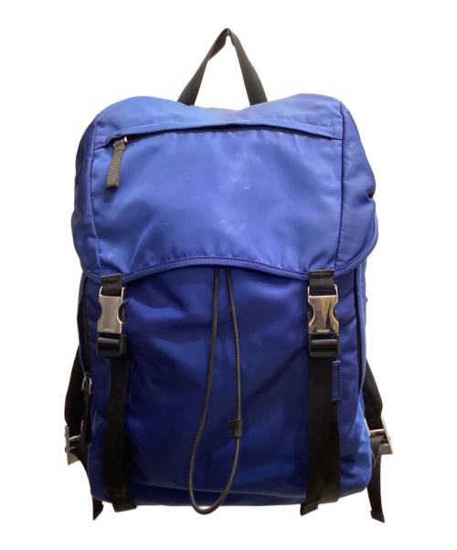 PRADA（プラダ）PRADA (プラダ) ナイロンリュック ブルーの古着・服飾アイテム