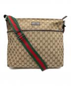 GUCCIグッチ）の古着「ショルダーバッグ」｜ベージュ