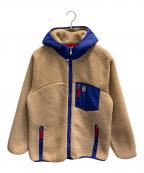 STANDARD CALIFORNIAスタンダードカリフォルニア）の古着「ヘビークラシックパイルフリース ジャケット」｜ベージュ×ブルー