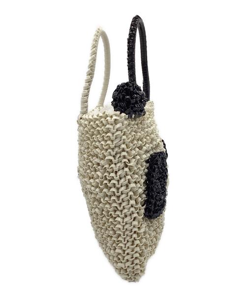 ANTEPRIMA（アンテプリマ）ANTEPRIMA (アンテプリマ) ミニアトゥーラワイヤーバック ホワイト×ブラック サイズ:FREEの古着・服飾アイテム