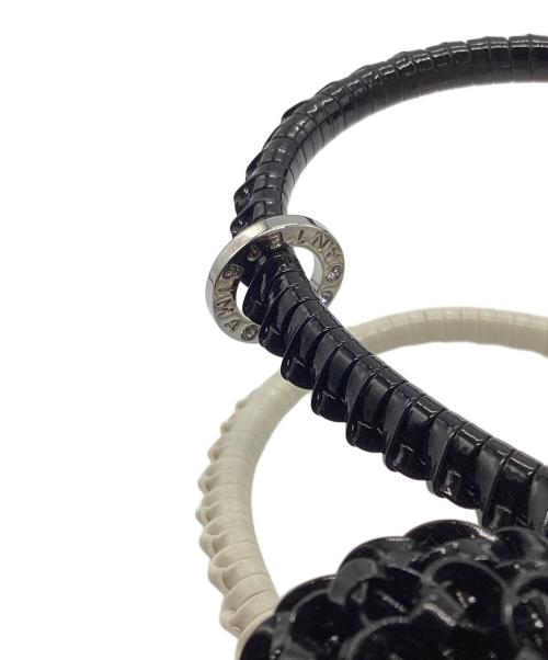 ANTEPRIMA（アンテプリマ）ANTEPRIMA (アンテプリマ) ミニアトゥーラワイヤーバック ホワイト×ブラック サイズ:FREEの古着・服飾アイテム