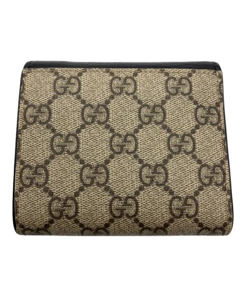 GUCCI（グッチ）GUCCI (グッチ) GGマーモント ブラック×ベージュの古着・服飾アイテム