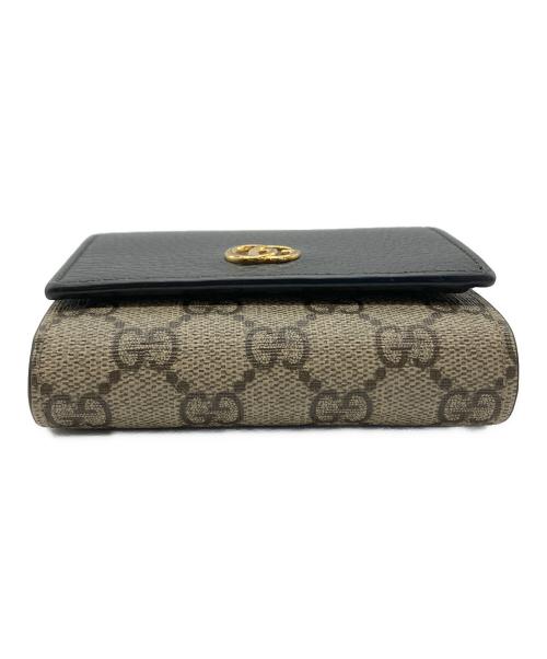 GUCCI（グッチ）GUCCI (グッチ) GGマーモント ブラック×ベージュの古着・服飾アイテム