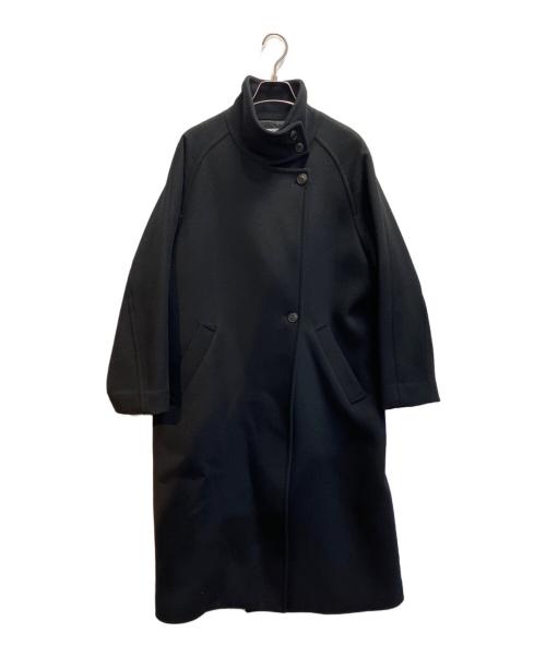 SIMPLICITE（シンプリシテ）SIMPLICITE (シンプリシテ) Wビーバースタンドカラーコート ネイビー サイズ:FREEの古着・服飾アイテム