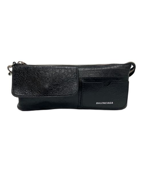 BALENCIAGA（バレンシアガ）BALENCIAGA (バレンシアガ) ショルダーバッグ ブラックの古着・服飾アイテム