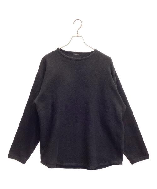 COMOLI（コモリ）COMOLI (コモリ) シルクフリース長袖クルー ブラック サイズ:FREEの古着・服飾アイテム