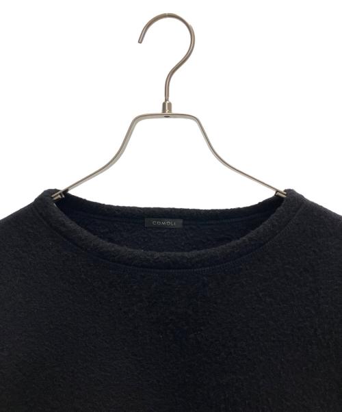 COMOLI（コモリ）COMOLI (コモリ) シルクフリース長袖クルー ブラック サイズ:FREEの古着・服飾アイテム