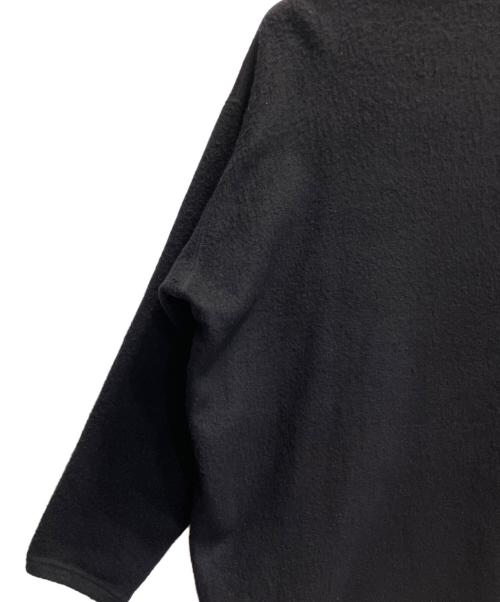 COMOLI（コモリ）COMOLI (コモリ) シルクフリース長袖クルー ブラック サイズ:FREEの古着・服飾アイテム