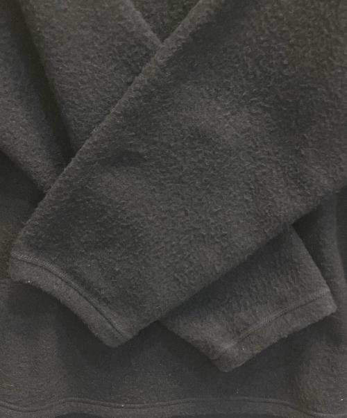 COMOLI（コモリ）COMOLI (コモリ) シルクフリース長袖クルー ブラック サイズ:FREEの古着・服飾アイテム