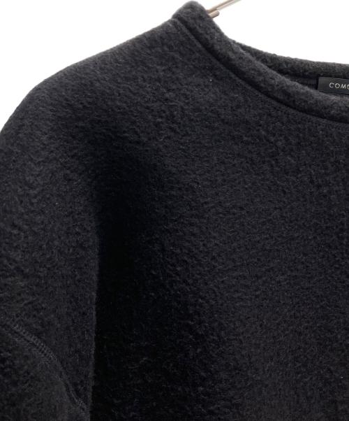 COMOLI（コモリ）COMOLI (コモリ) シルクフリース長袖クルー ブラック サイズ:FREEの古着・服飾アイテム