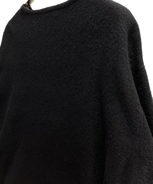 COMOLI（コモリ）COMOLI (コモリ) シルクフリース長袖クルー ブラック サイズ:FREEの古着・服飾アイテム