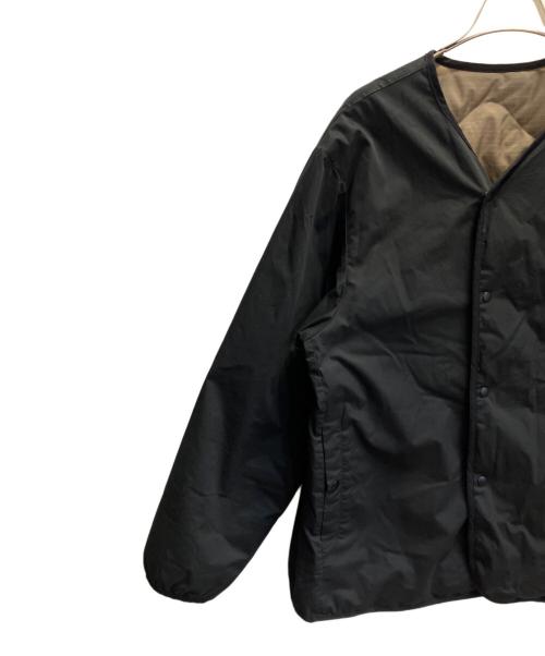 nanamica（ナナミカ）nanamica (ナナミカ) リバーシブルダウンカーディガン ブラック サイズ:Mの古着・服飾アイテム