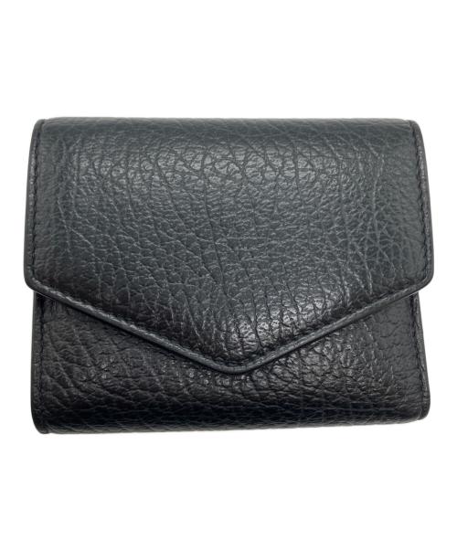 Maison Margiela（メゾンマルジェラ）Maison Margiela (メゾンマルジェラ) 3つ折り財布 ブラックの古着・服飾アイテム