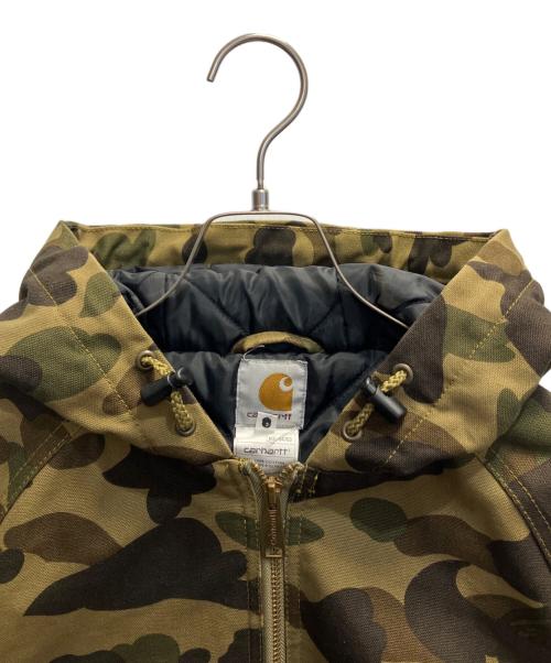A BATHING APE（ア ベイシング エイプ）A BATHING APE (ア ベイシング エイプ) CarHartt (カーハート) アクティブジャケット グリーン サイズ:Ｍの古着・服飾アイテム