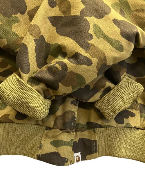 A BATHING APE（ア ベイシング エイプ）A BATHING APE (ア ベイシング エイプ) CarHartt (カーハート) アクティブジャケット グリーン サイズ:Ｍの古着・服飾アイテム